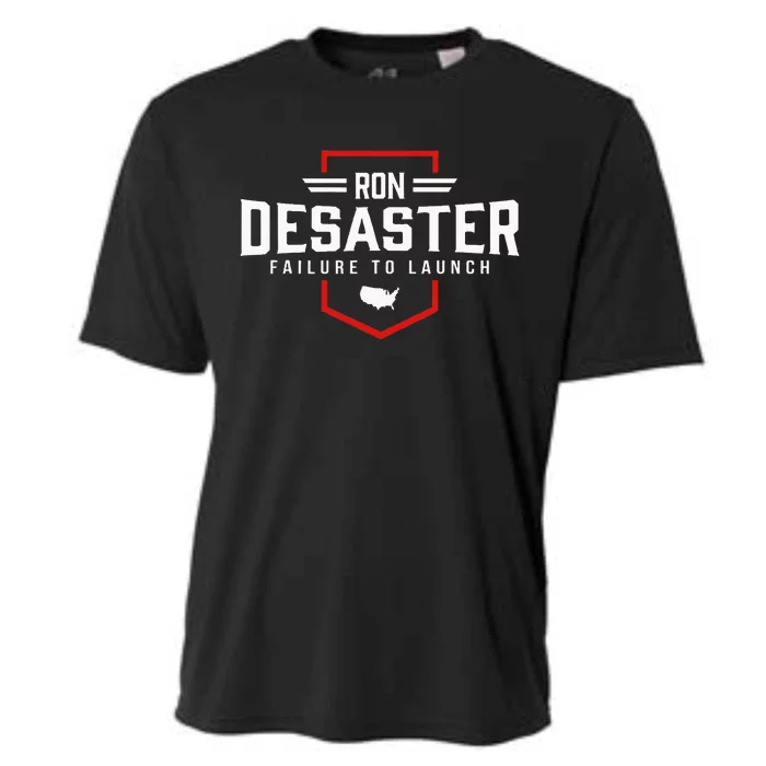 Ron DeSaster Failure To Launch Ron DeSantis 2024 Funny Meme Cooling Performance Crew T-Shirt