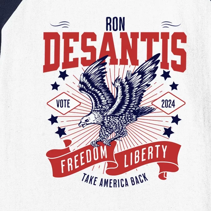 Ron Desantis For President 2024 Baseball Sleeve Shirt