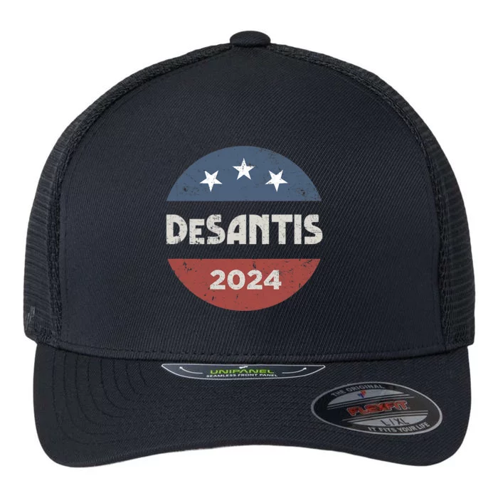 Ron DeSantis For President 2024 Campaign Flexfit Unipanel Trucker Cap