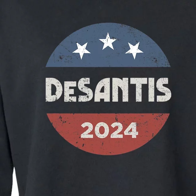 Ron DeSantis For President 2024 Campaign Cropped Pullover Crew