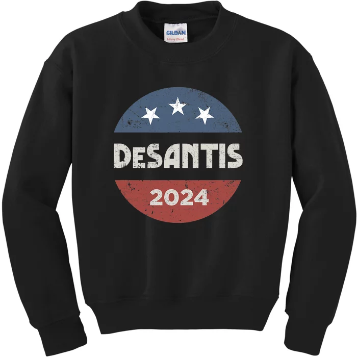 Ron DeSantis For President 2024 Campaign Kids Sweatshirt