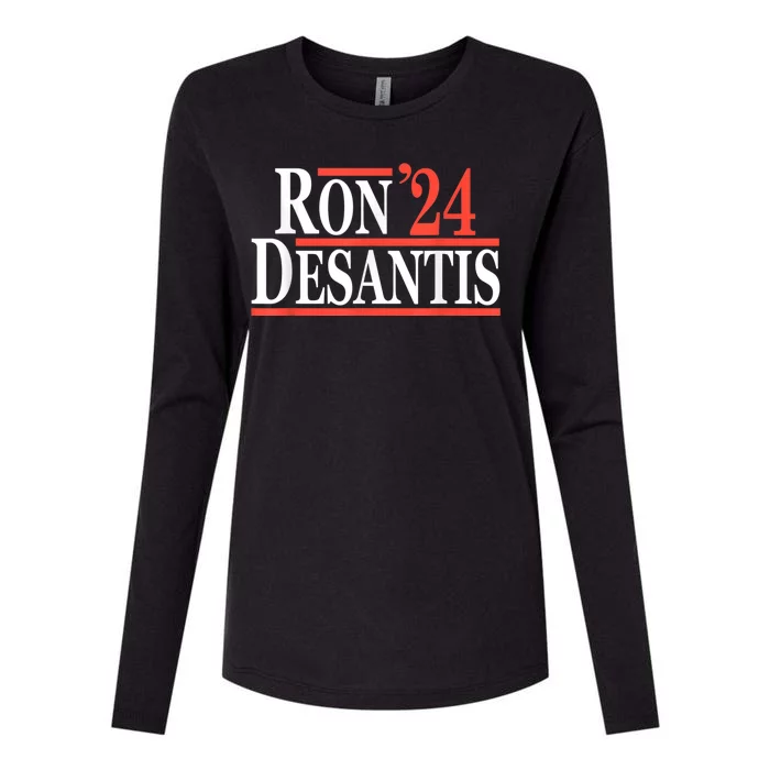 Ron DeSantis For President In 2024 Womens Cotton Relaxed Long Sleeve T-Shirt