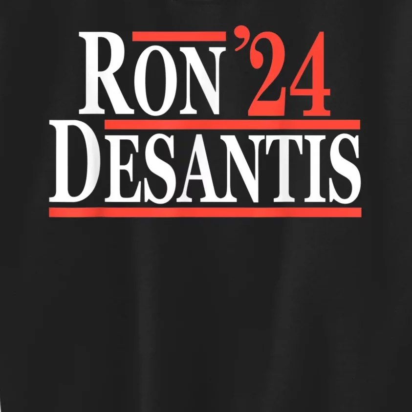 Ron DeSantis For President In 2024 Kids Sweatshirt