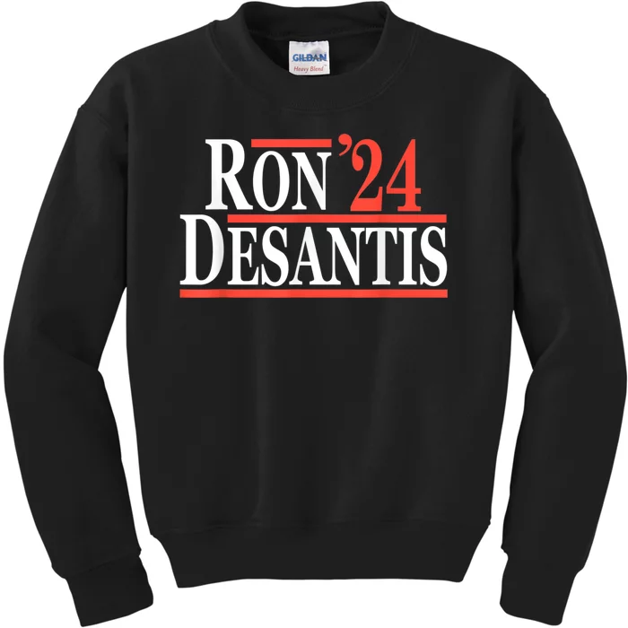 Ron DeSantis For President In 2024 Kids Sweatshirt