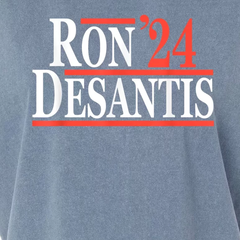 Ron DeSantis For President In 2024 Garment-Dyed Women's Muscle Tee