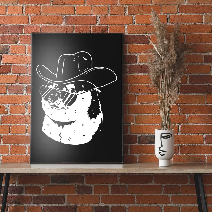 Rodeo Doge Funny Dogecoin Poster