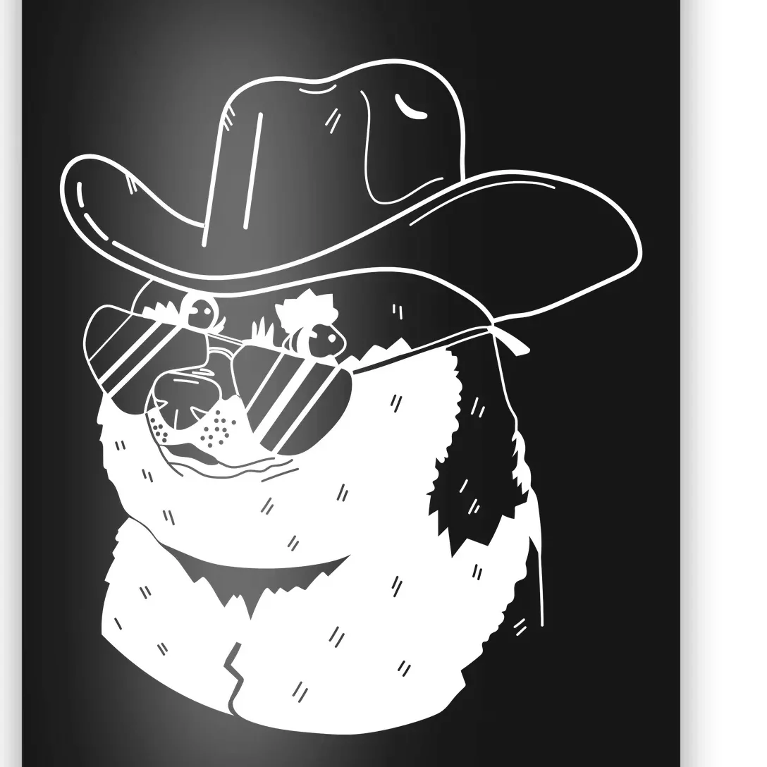 Rodeo Doge Funny Dogecoin Poster