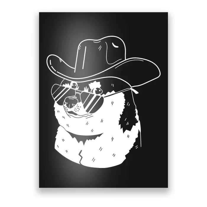 Rodeo Doge Funny Dogecoin Poster