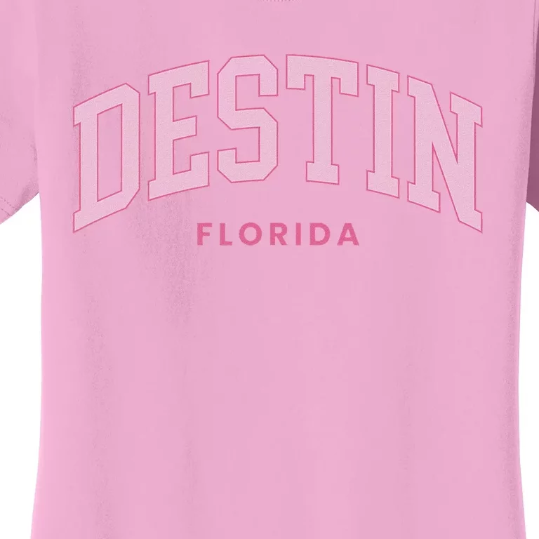 Retro Destin Florida Preppy Throwback Design Women's T-Shirt