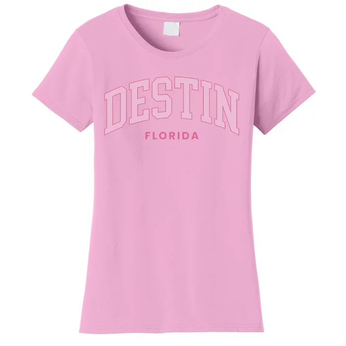 Retro Destin Florida Preppy Throwback Design Women's T-Shirt