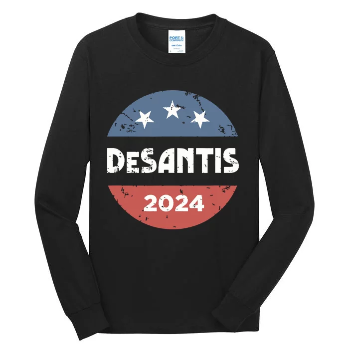 Ron DeSantis For President 2024 Campaign Tall Long Sleeve T-Shirt