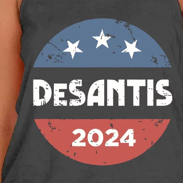 Ron DeSantis For President 2024 Campaign Women's Knotted Racerback Tank