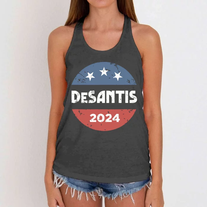 Ron DeSantis For President 2024 Campaign Women's Knotted Racerback Tank