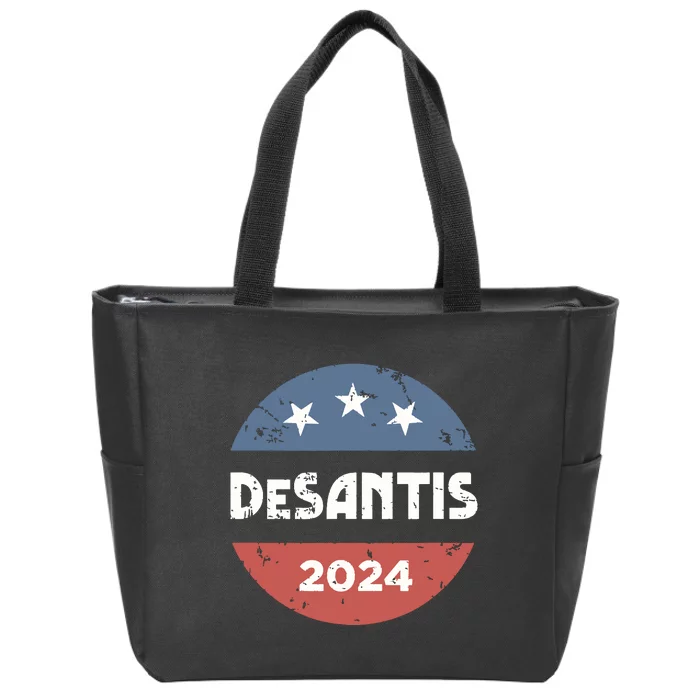 Ron DeSantis For President 2024 Campaign Zip Tote Bag