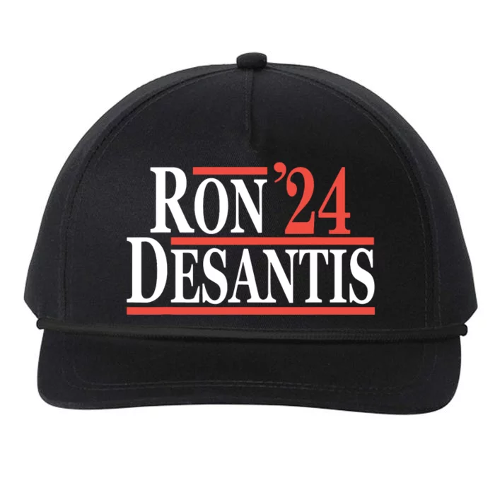 Ron DeSantis For President In 2024 Snapback Five-Panel Rope Hat