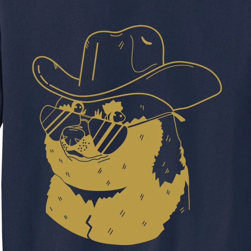 Rodeo Doge Funny Dogecoin Tall Sweatshirt