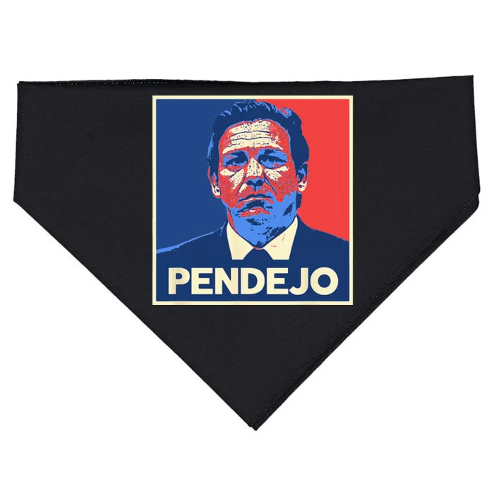 Ron DeSantis Florida Governor Pendejo Anti Desantis USA-Made Doggie Bandana