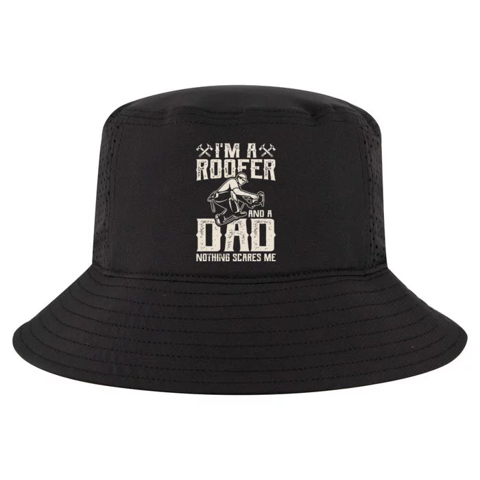 Roofer Dad Funny Roofing Novelty Cool Comfort Performance Bucket Hat