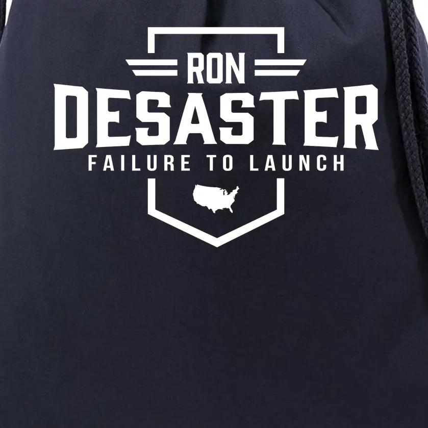 Ron DeSaster Failure To Launch Ron DeSantis For President 2024 Drawstring Bag