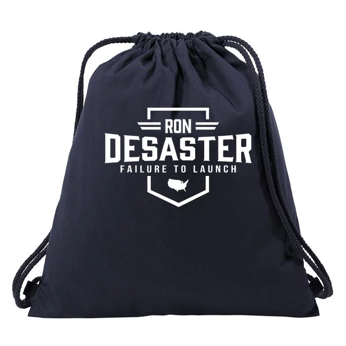 Ron DeSaster Failure To Launch Ron DeSantis For President 2024 Drawstring Bag