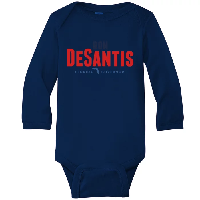 Ron DeSantis Florida Governor Baby Long Sleeve Bodysuit