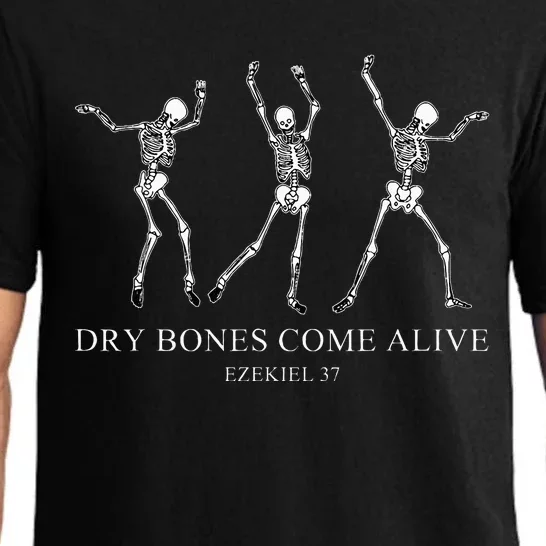 Retro Dry Funny Bones Come Alive Dancing Skeleton Halloween Pajama Set