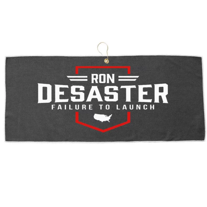 Ron DeSaster Failure To Launch Ron DeSantis 2024 Funny Meme Large Microfiber Waffle Golf Towel