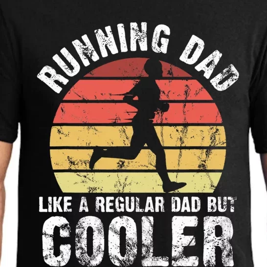 Running Dad FatherS Day Marathon Fitness Design Gift Pajama Set