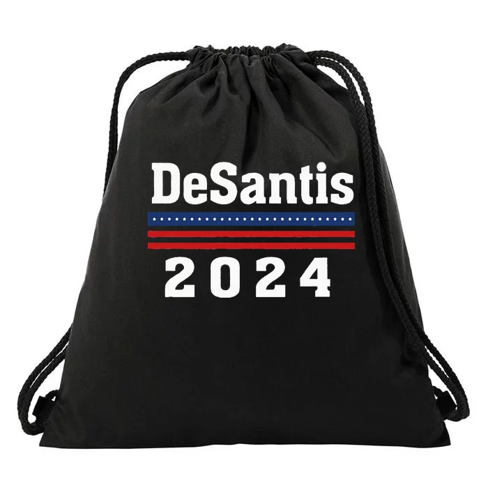 Ron DeSantis for President 2024 Election Proud Republican Drawstring Bag