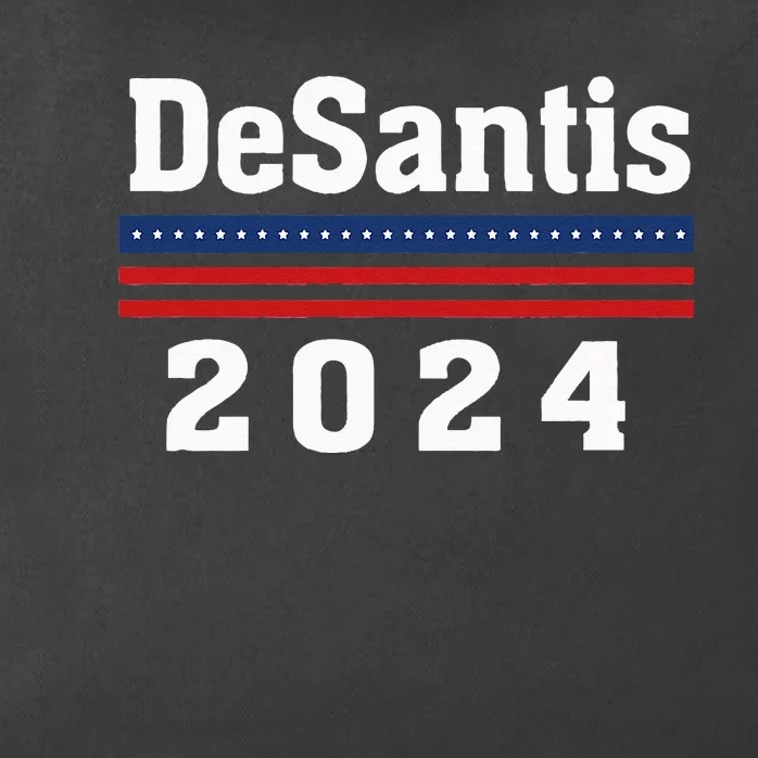 Ron DeSantis for President 2024 Election Proud Republican Zip Tote Bag