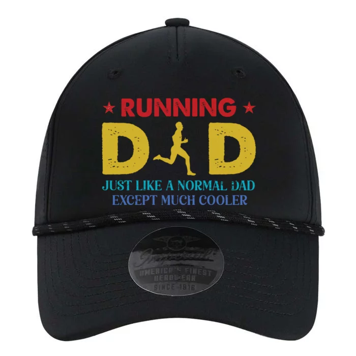 Running Dad Funny Marathon Runner FatherS Day Gift Performance The Dyno Cap