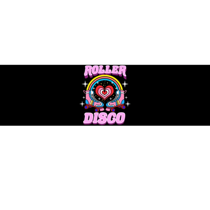 Roller Disco For 70s Party Bumper Sticker