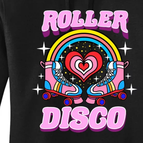 Roller Disco For 70s Party Women's Pullover Hoodie