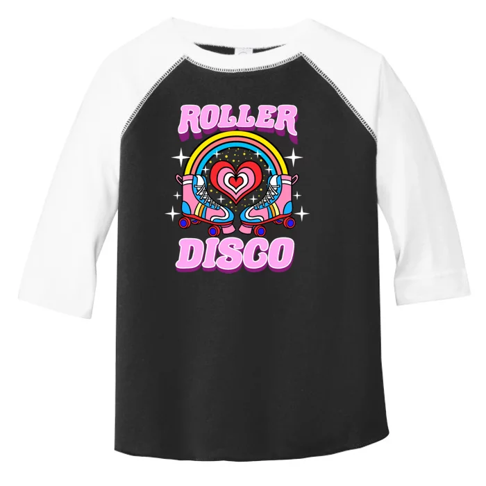 Roller Disco For 70s Party Toddler Fine Jersey T-Shirt