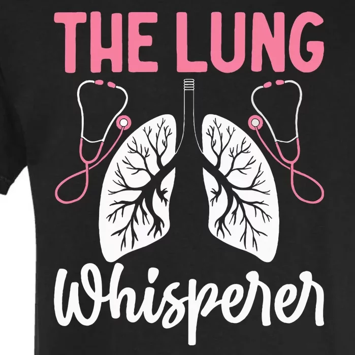 Rt Doctor Funny Respiratory Therapist The Lung Whisperer Garment-Dyed Heavyweight T-Shirt