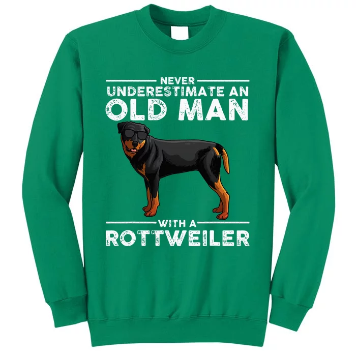 Rottweiler Designs For Dad Grandpa Rottie Lovers Sweatshirt