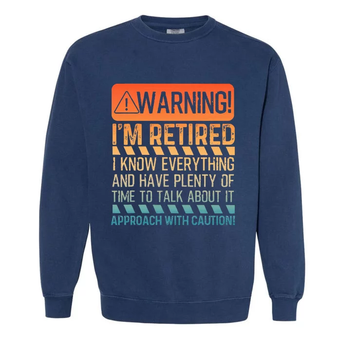 Retirement Design For Women Retiree Retired Garment-Dyed Sweatshirt