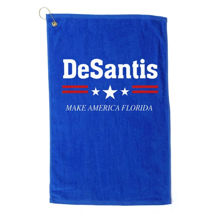 Ron Desantis For President 2024 Election Proud Republican Platinum Collection Golf Towel