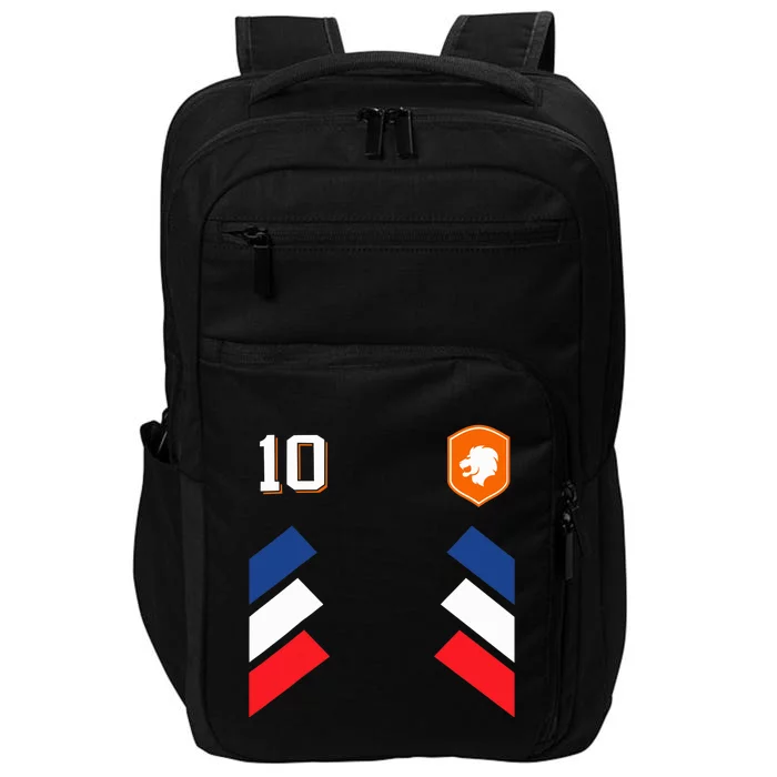 Retro10 Dutch Football Netherlands Soccer Netherlands Flag Impact Tech Backpack