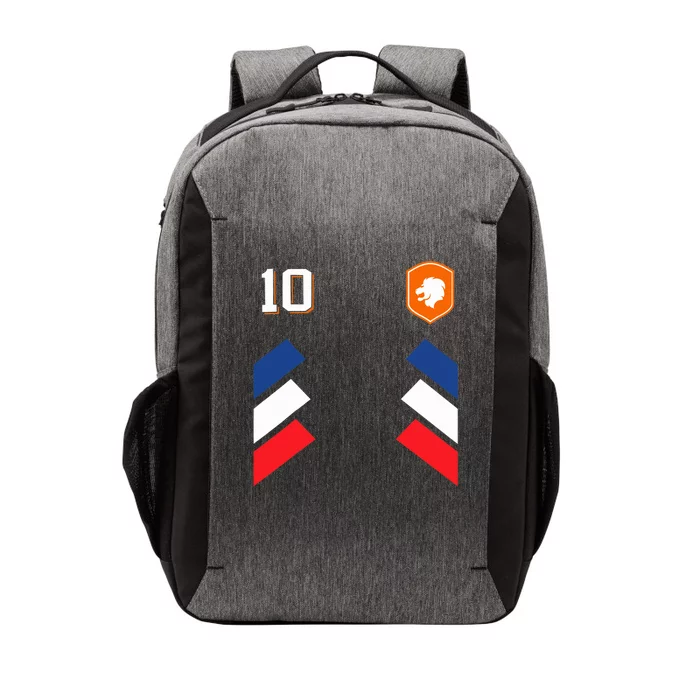 Retro10 Dutch Football Netherlands Soccer Netherlands Flag Vector Backpack