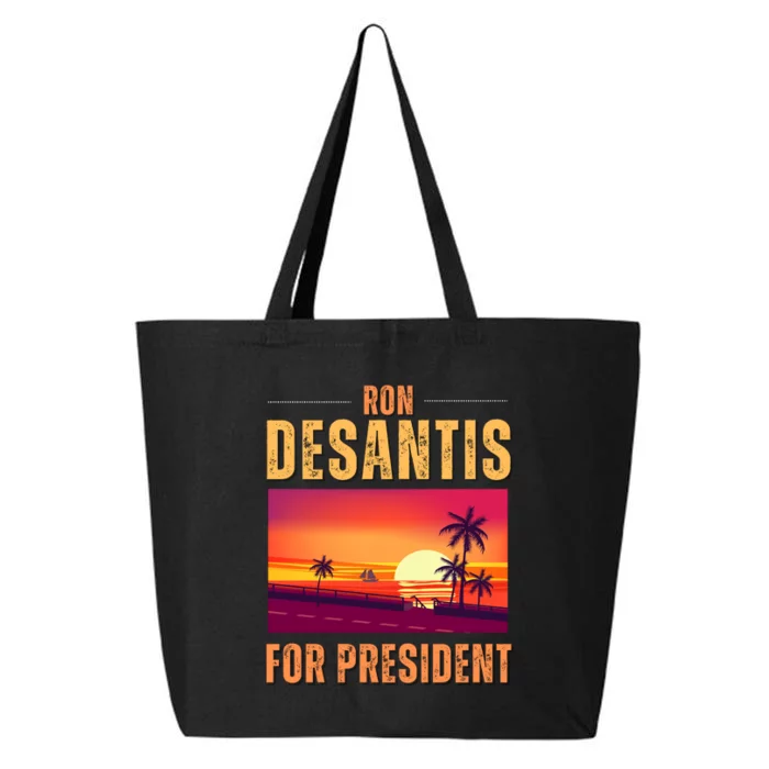 Ron Desantis For President 2024 25L Jumbo Tote