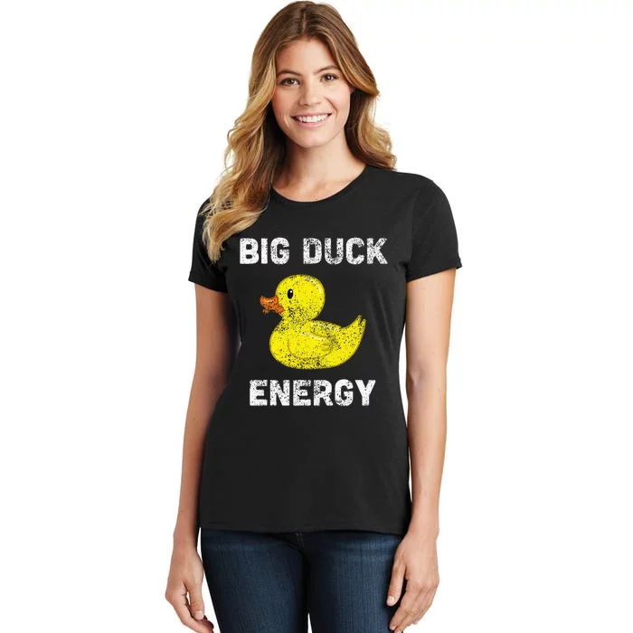 Rubber Ducky Funny Meme Big Duck Energy Women's T-Shirt