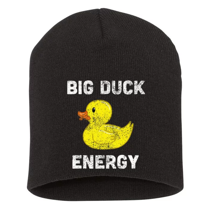 Rubber Ducky Funny Meme Big Duck Energy Short Acrylic Beanie