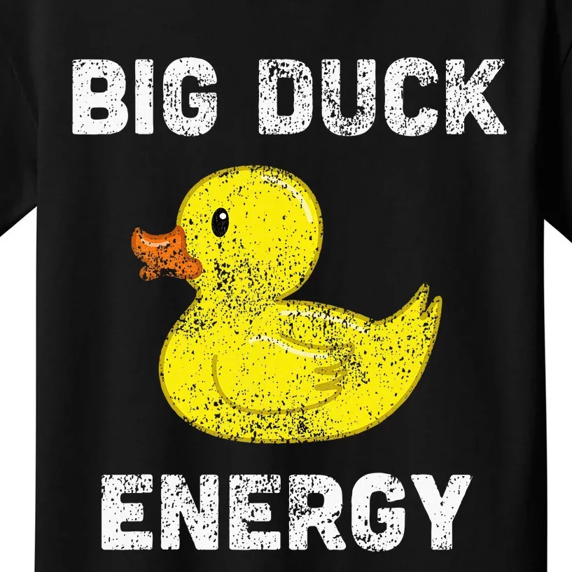 Rubber Ducky Funny Meme Big Duck Energy Kids T-Shirt