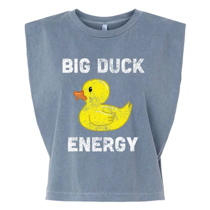 Rubber Ducky Funny Meme Big Duck Energy Garment-Dyed Women's Muscle Tee