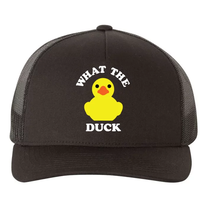 Rubber Ducky, Funny Pun What The DUCK Yupoong Adult 5-Panel Trucker Hat