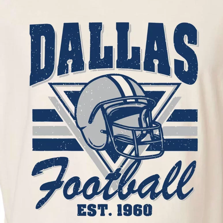 Retro Dallas Football Garment-Dyed Women's Muscle Tee