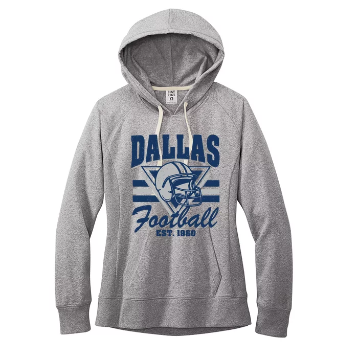 Retro Dallas Football Women's Fleece Hoodie