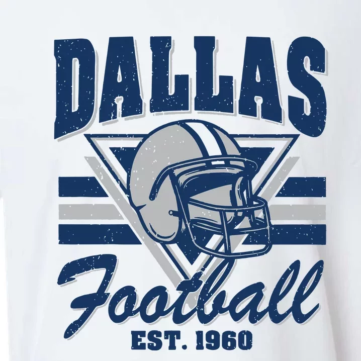 Retro Dallas Football Sueded Cloud Jersey T-Shirt