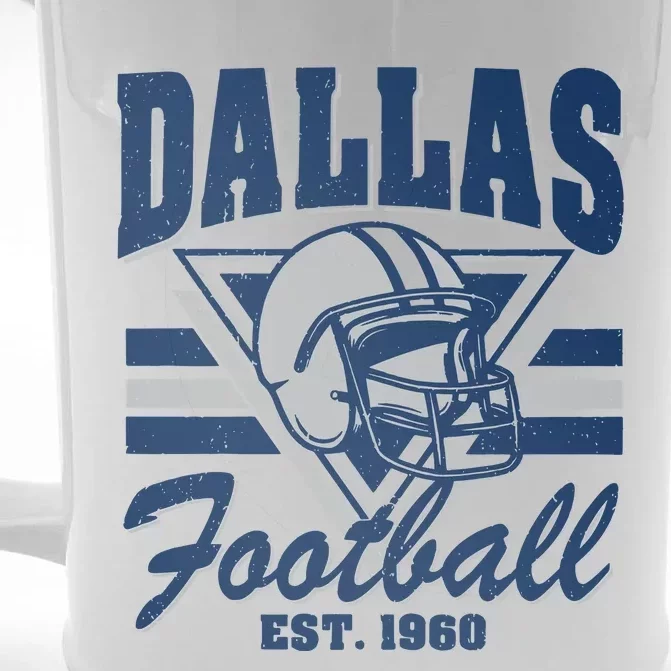 Retro Dallas Football Front & Back Beer Stein